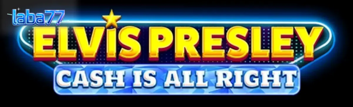 Tampilan visual slot Elvis Presley: Cash is All Right dengan nuansa neon Las Vegas